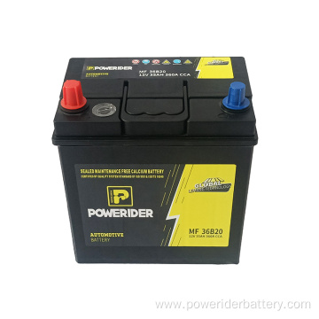 12v 35ah 36B20 lead acid car starting battery